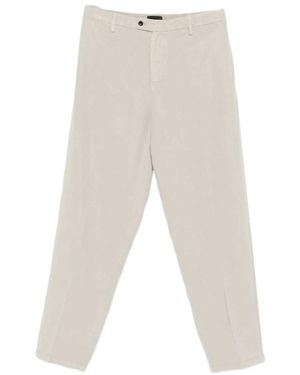 Dondup Straight Trousers - Natural