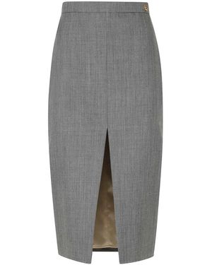 Elisabetta Franchi Pencil Skirts - Gris