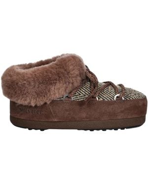 Moon Boot Evx Chalet Mule - Braun
