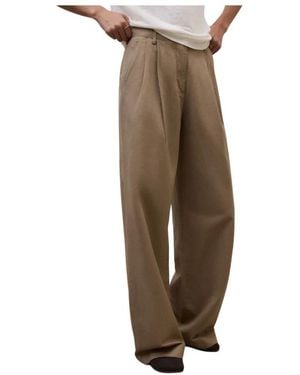 Ecoalf Wide Trousers - Marron
