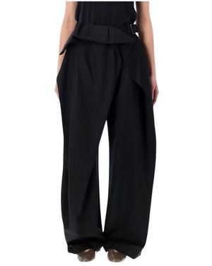JW Anderson Wide Trousers - Black