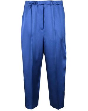 Liviana Conti Wide Trousers - Blue
