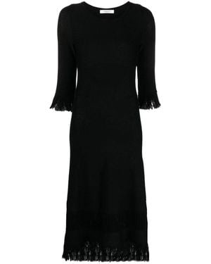 Charlott Midi Dresses - Black
