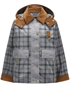 Barbour Carnforth Tartan Casual Jacket - Grijs