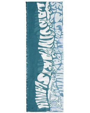 Lanvin Oblong Sjaal - Blauw