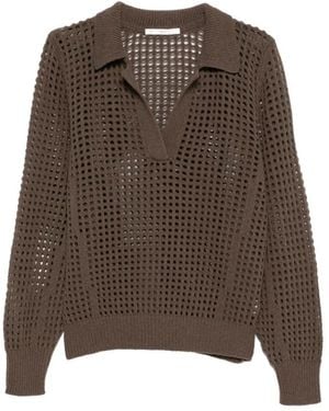 3311 V-Neck Knitwear - Brown