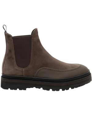 Testoni Chelsea Boots - Marron