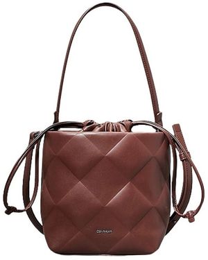 Calvin Klein Bucket Bags - Marrón