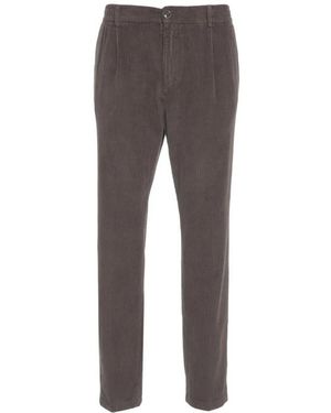 Cruna Slim-Fit Trousers - Gris
