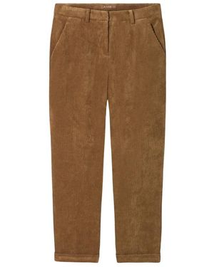 Cambio Straight Trousers - Marrón