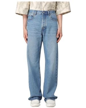 Jacquemus Wide Jeans - Blu