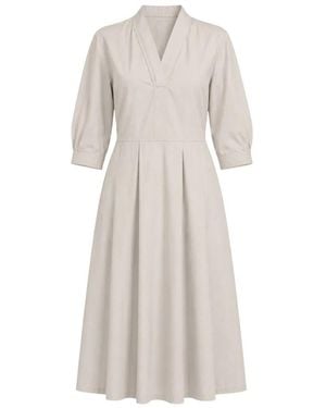 Liviana Conti Midi Dresses - Natural