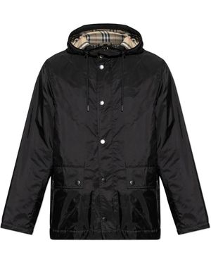Burberry Rain Jackets - Negro
