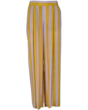 Dixie Rosa/Gelbe Farbige Hose - Mettallic
