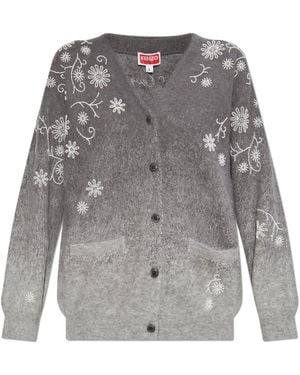 KENZO Cardigans - Grijs