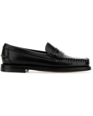 Sebago Schoenen ,Zwart ,Leer Classic Dan