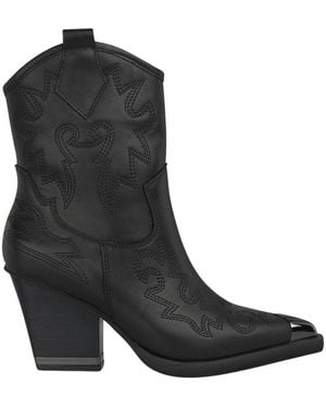 Alma En Pena. Cowboy & Biker Boots - Black