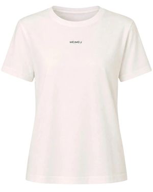 MEIMEIJ T-Shirt Met Ronde Hals - Roze