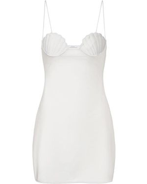 Oséree Bruids Slip Mini Jurk - Wit