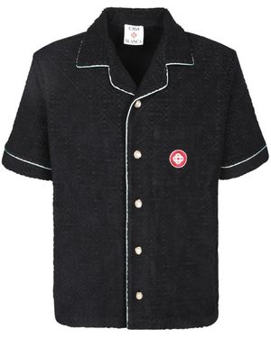 CASABLANCA Short Sleeve Shirts - Zwart