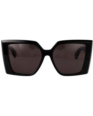 McQueen Vierkante Zonnebril - Zwart