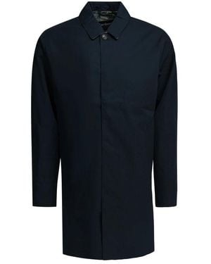 Barbour Single-Breasted Coats - Blue