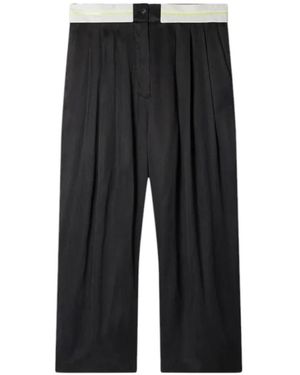Mes Demoiselles Straight Trousers - Zwart