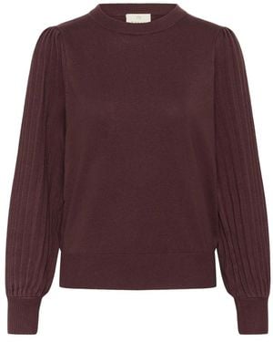 Kaffe Round-Neck Knitwear - Morado