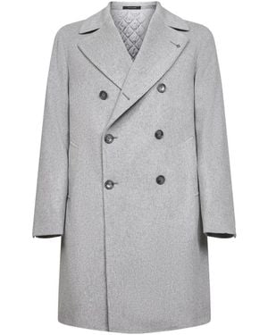 Tagliatore Double-Breasted Coats - Grey