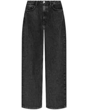 Samsøe & Samsøe Jeans ,Zwart ,Katoen Sashelly Jeans