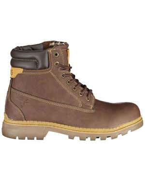 Carrera Schoenen ,Bruin ,Polyester Enkellaarsjes