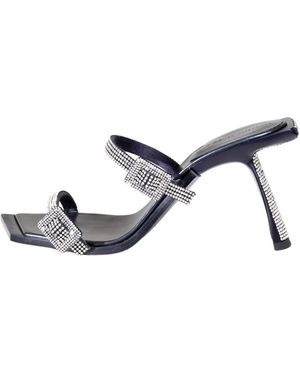 Benedetta Bruzziches Heeled Mules - Azul