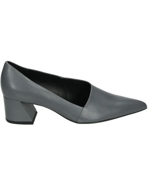Högl Grijze Leren Pumps - Zwart