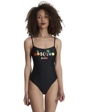 Moschino Badmode ,Zwart ,Eendelig Badpak
