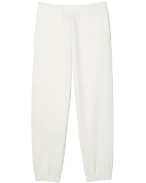 Lacoste Trousers > sweatpants - Blanc