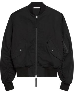 Helmut Lang Bomber Jackets - Negro