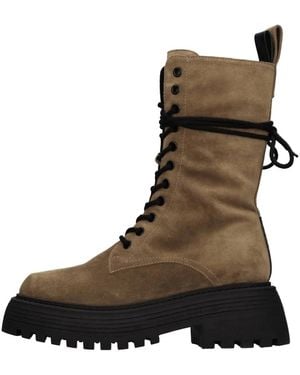 3Juin Lace-Up Boots - Bruin