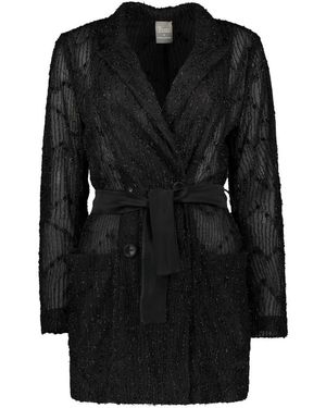 Lorena Antoniazzi Belted Coats - Negro