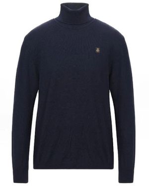 Refrigiwear Blaues Rollkragenpullover