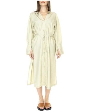 Elvine Shirt Dress - Metallic