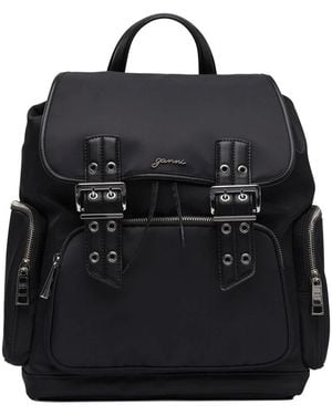 Ganni Backpacks - Black