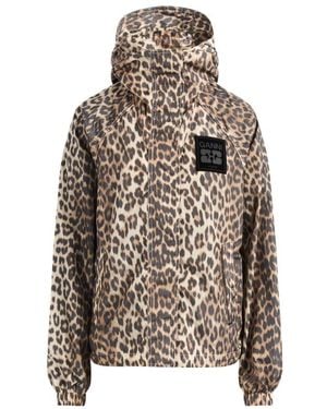 Ganni Light Jackets - Brown