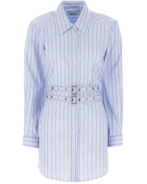 Ambush Gestreiftes hemdkleid - Blau
