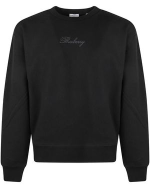 Burberry Rowan Baumwoll-Sweatshirt - Schwarz