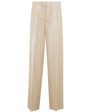 FEDERICA TOSI Straight Trousers - Neutre