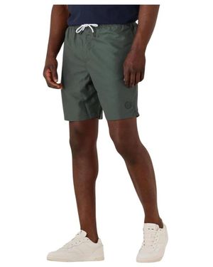 Shiwi Badmode ,Groen ,Polyester Mike Zwemshorts 7 Inch Solid - Zwart