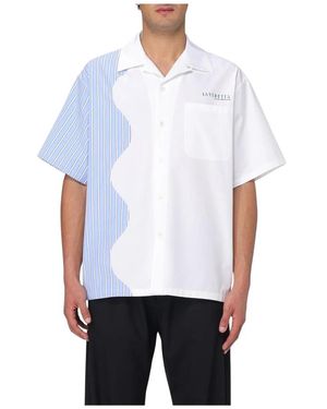 MSGM Short Sleeve Shirts - Blanco