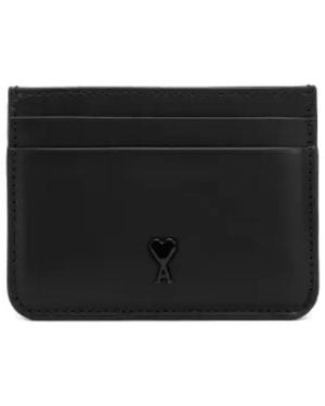 Ami Paris Monogramm Kartenhalter Geldbörsen - Schwarz
