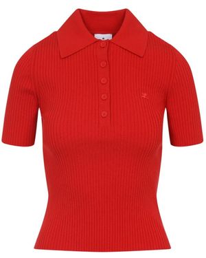 Courreges Polo Shirts - Rosso