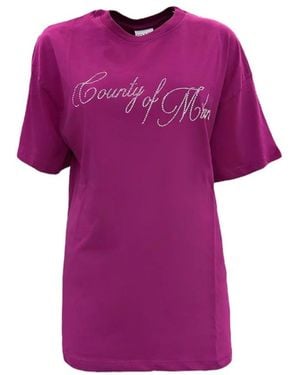 Marcelo Burlon T-Shirts - Morado